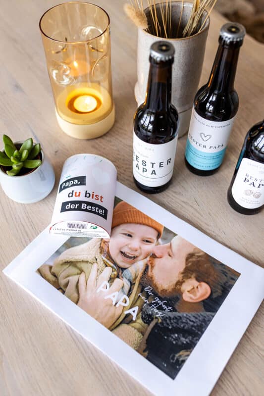 Vatertagsgeschenk selber machen: 11 einfache & schnelle Ideen für Papa 7 7 Fotobuch vatertag geschenk 3