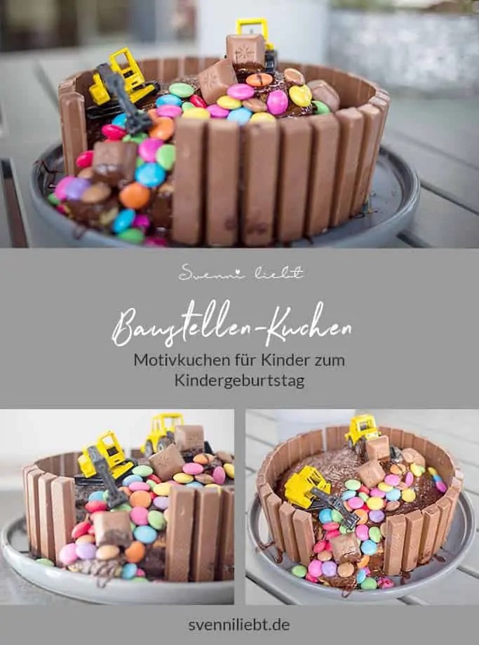 Baustellen-Kuchen für Geburtstagskinder auf Pinterest merken