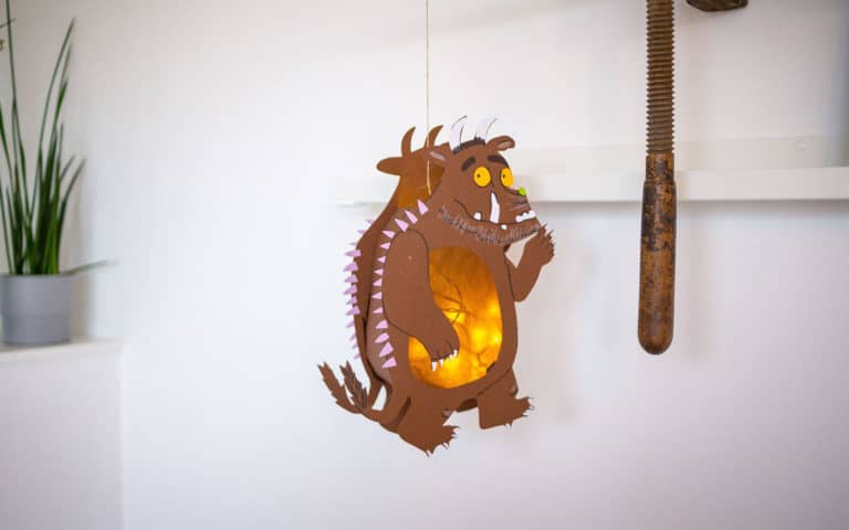 Grueffelo Laterne gruffelo basteln zu sankt martin laternenumzug 1