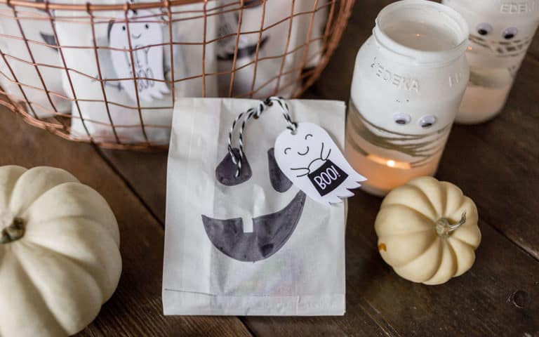 Halloween Tuete Verpackung Goodie Bag fuer Suessigkeiten diy 1