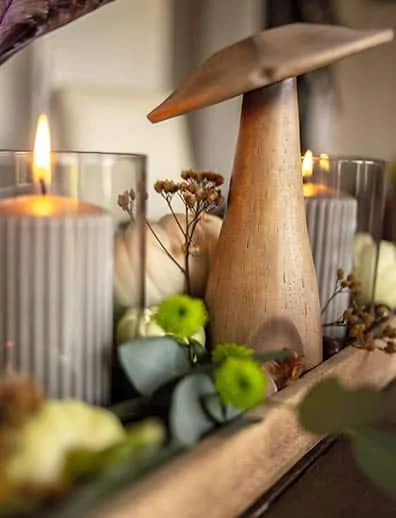 Kerzen im Herbst