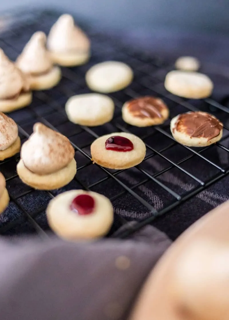 Rezept: zarte Baiser-Mürbeteig-Tropfen