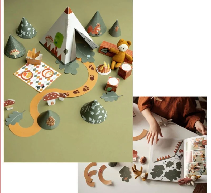 Papier-Bastelset „Zauberwald“ von Fablab