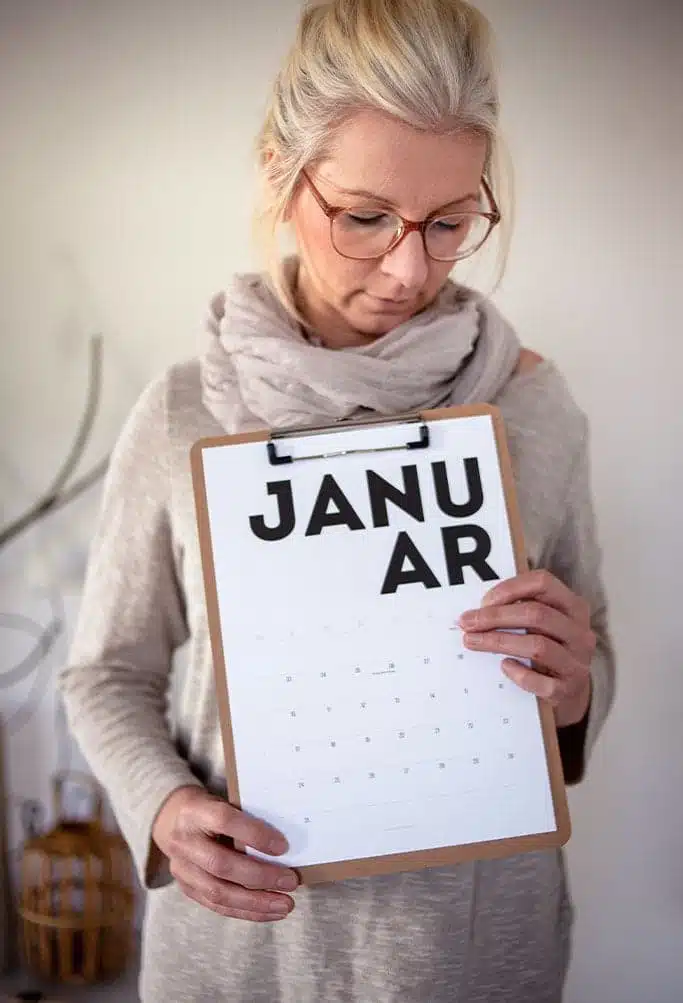 Freebie: Typo-Kalender 2022 - einfach runterladen und ausdrucken