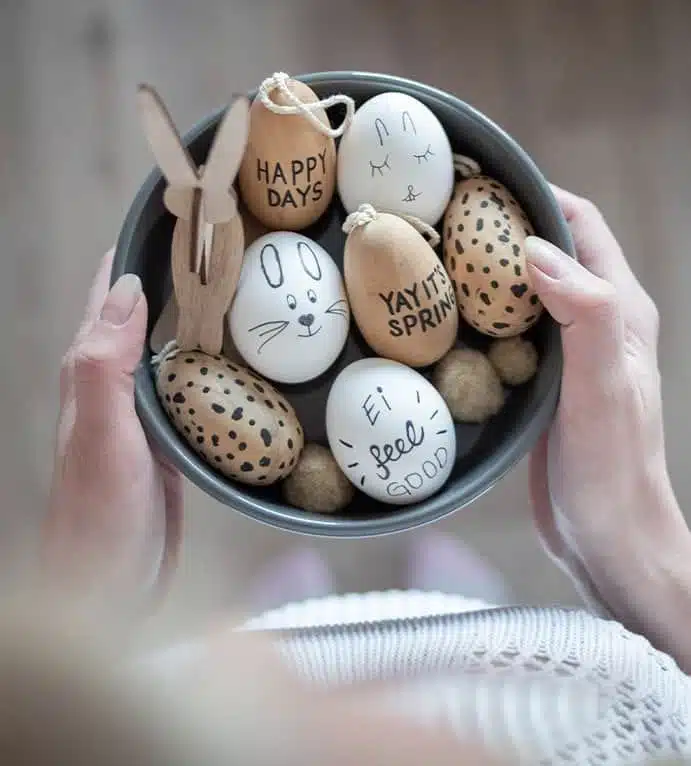 Ostereier färben: 5 kreative Ideen für wunderschöne Ostereier 4 4 Ostereier anmalen