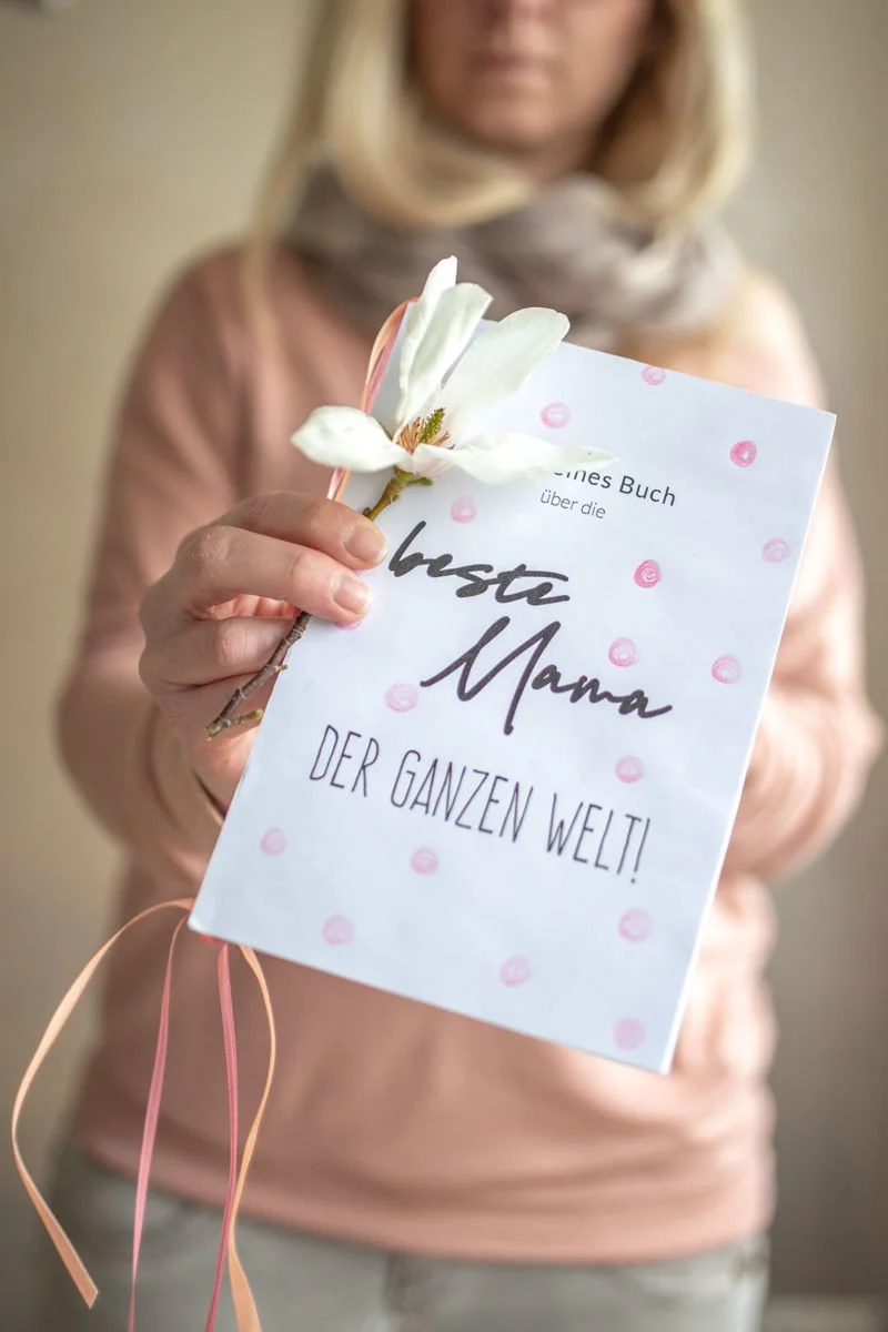 Muttertagsgeschenk mit Kindern einfach basteln
