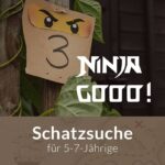 Ninja/Lego Ninjago Schatzsuche für 5-7-Jährige zum Ausdrucken