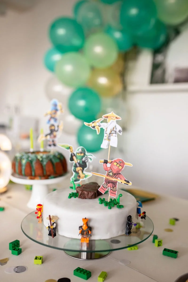 DIY Cake Topper für den Ninjago Kindergeburtstag