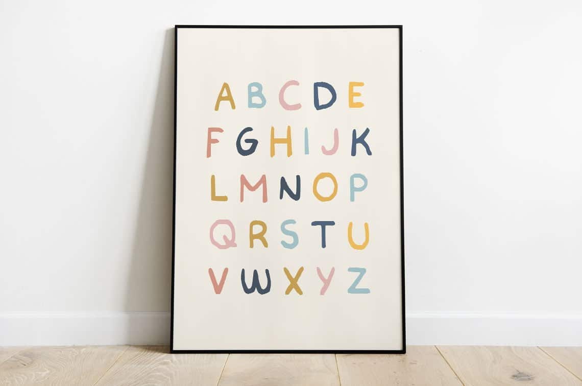 Die schönsten kostenlosen ABC-Poster zum Ausdrucken mit Freebie