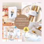 Deko Einschulung und Einladungskarten zum Ausdrucken