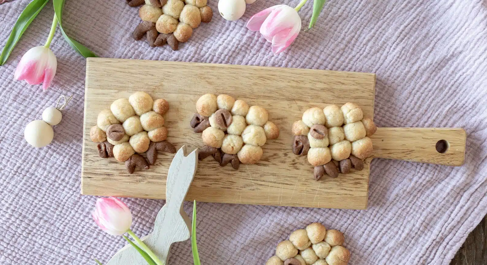 Backen zu Ostern mit Kindern: Rezept Schaft-Kekse