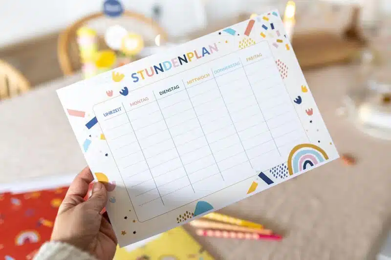Freebie Stundenplan