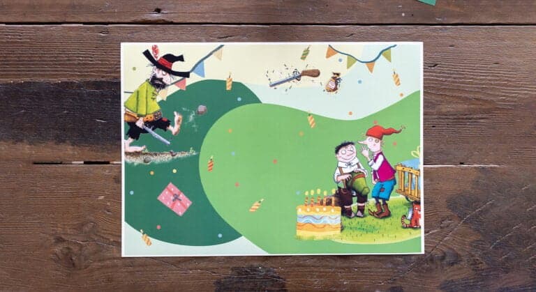 Deko und Platzsets für Motto-Kindergeburtstage selber machen