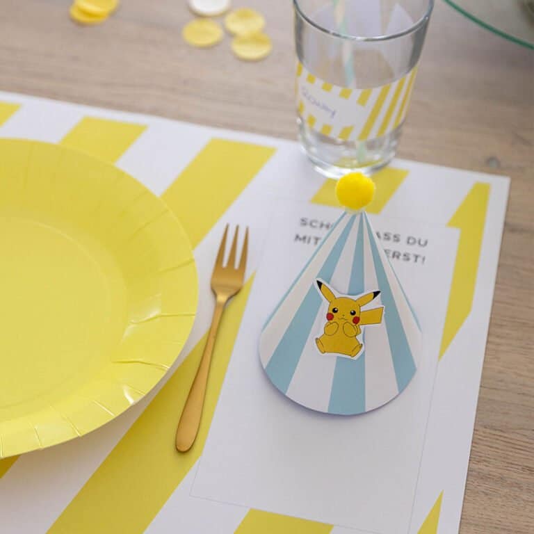 Deko-Set für jeden Motto-Kinder-Geburtstag zum Ausdrucken