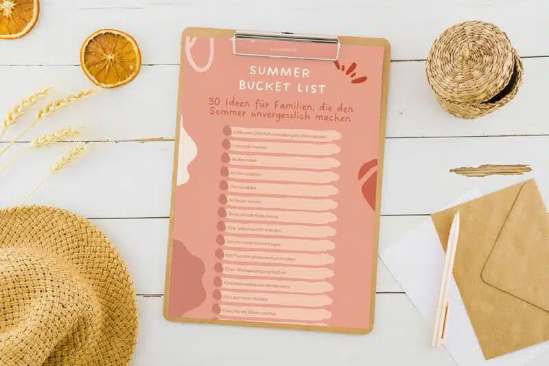 Ein unvergesslicher Sommer: Bucket-List für Familien