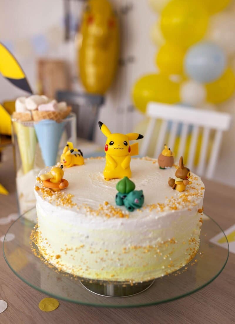 Pokémon-Geburtstagstorte