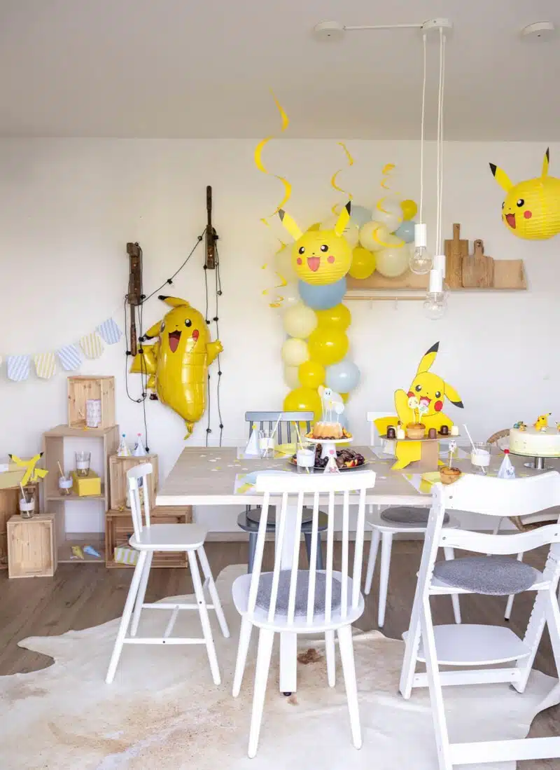 Pokémon-Geburtstag: Deko, Spiele und Schatzsuche