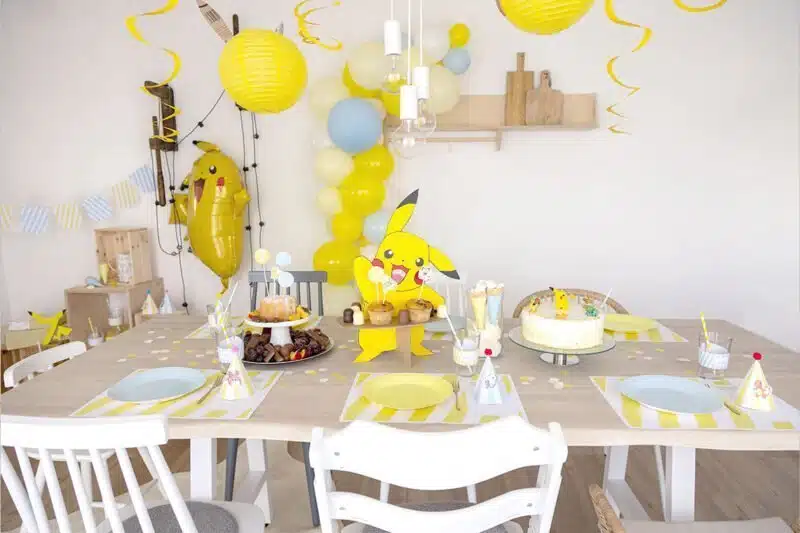 Pokémon-Geburtstag: Tischdeko zum ausdrucken und los legen