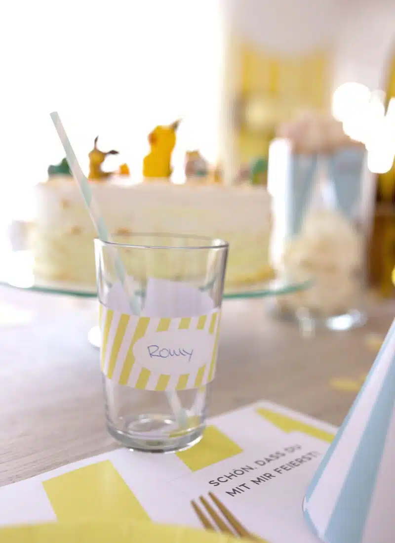 Deko-Set zum Ausdrucken für den jeden Motto-Geburtstag