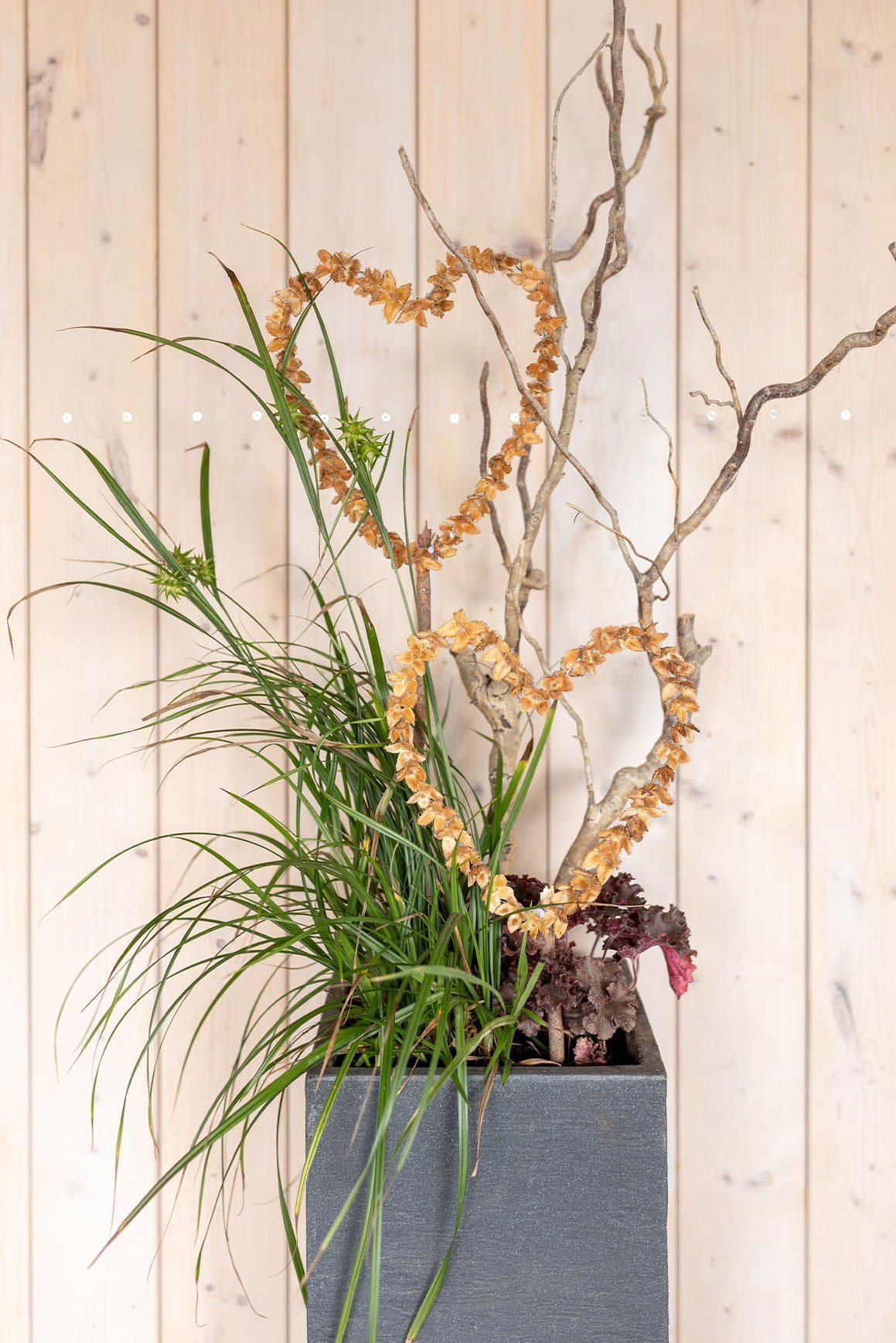 Basteln im Herbst mit Naturmaterialien: einfache und schnelle Bucheckern-Herzen 2 2 Basteln im Herbst mit Naturmaterialien: einfache und schnelle Bucheckern-Herzen als Pflanzstecker