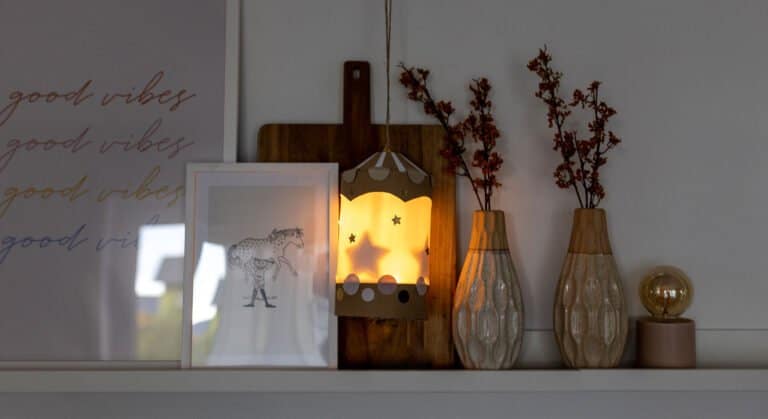 DIY Laterne im Boho-Stil basteln für den Laternenumzug und St. Martin