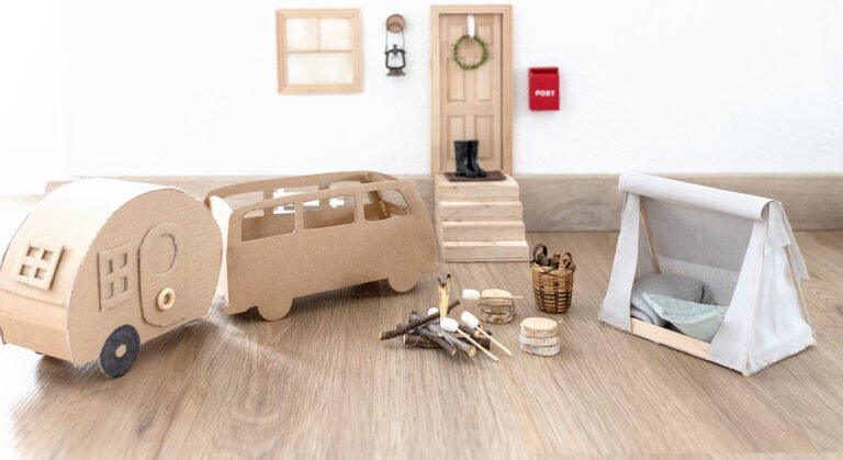 Wichteltür Zubehör basteln mit einfachen Schritt-für-Schritt-Anleitungen