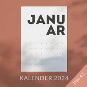 Kalender zum Ausdrucken 2024 - DIN A3