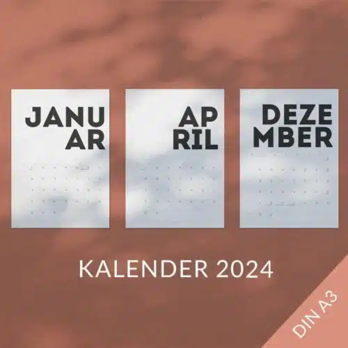 Kalender zum Ausdrucken 2024 - DIN A3