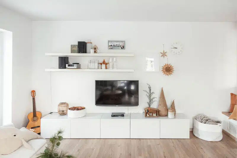 God Jul – skandinavische Weihnachtsdeko im Wohnzimmer