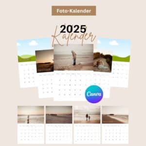 Foto-Kalender 2025 DIN A4 zum Ausdrucken - auch als Kreativ-Kalender und Bastel-Kalender geeignet