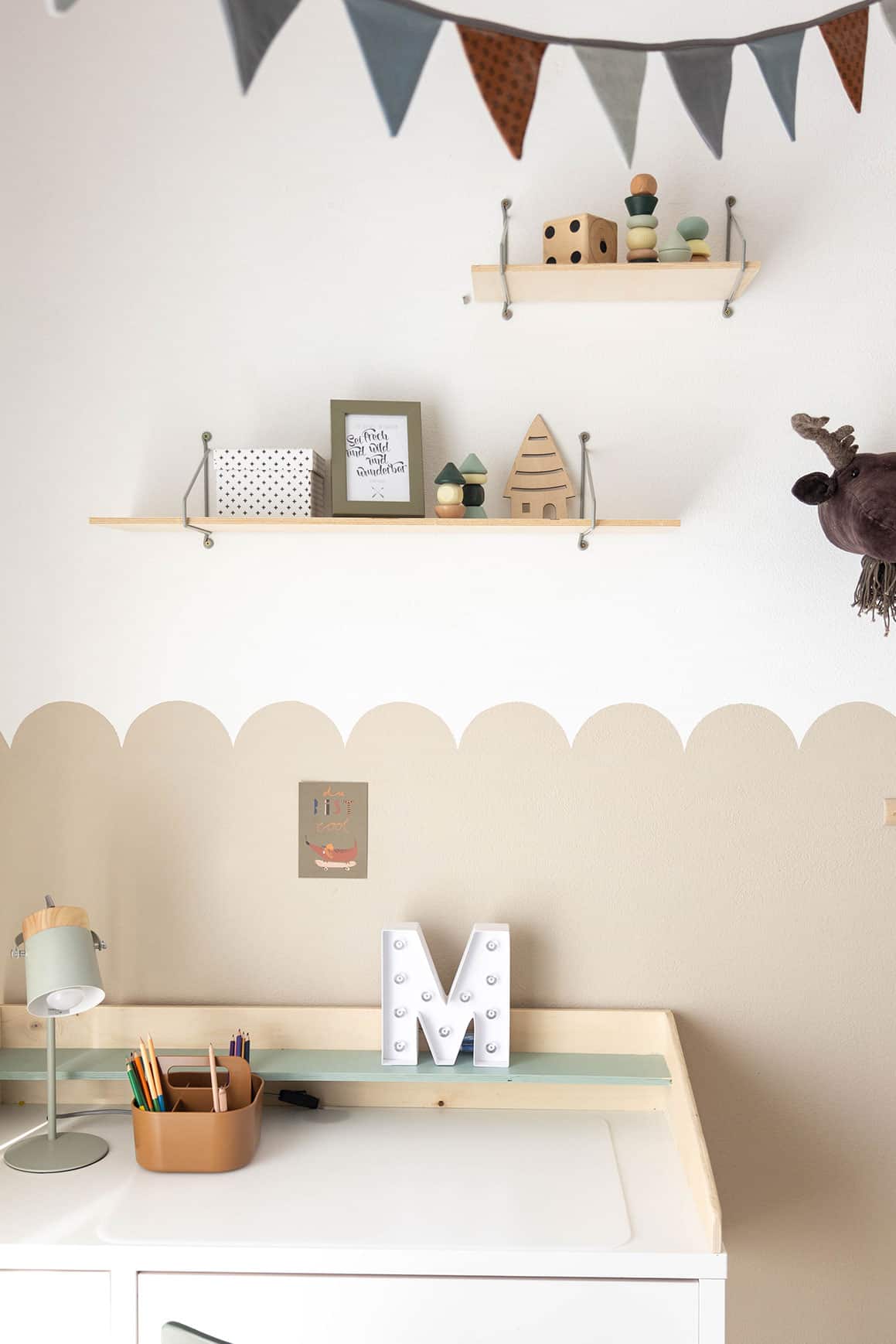 Elegantes Ikea Hack Kinderzimmer Schreibtisch Bild