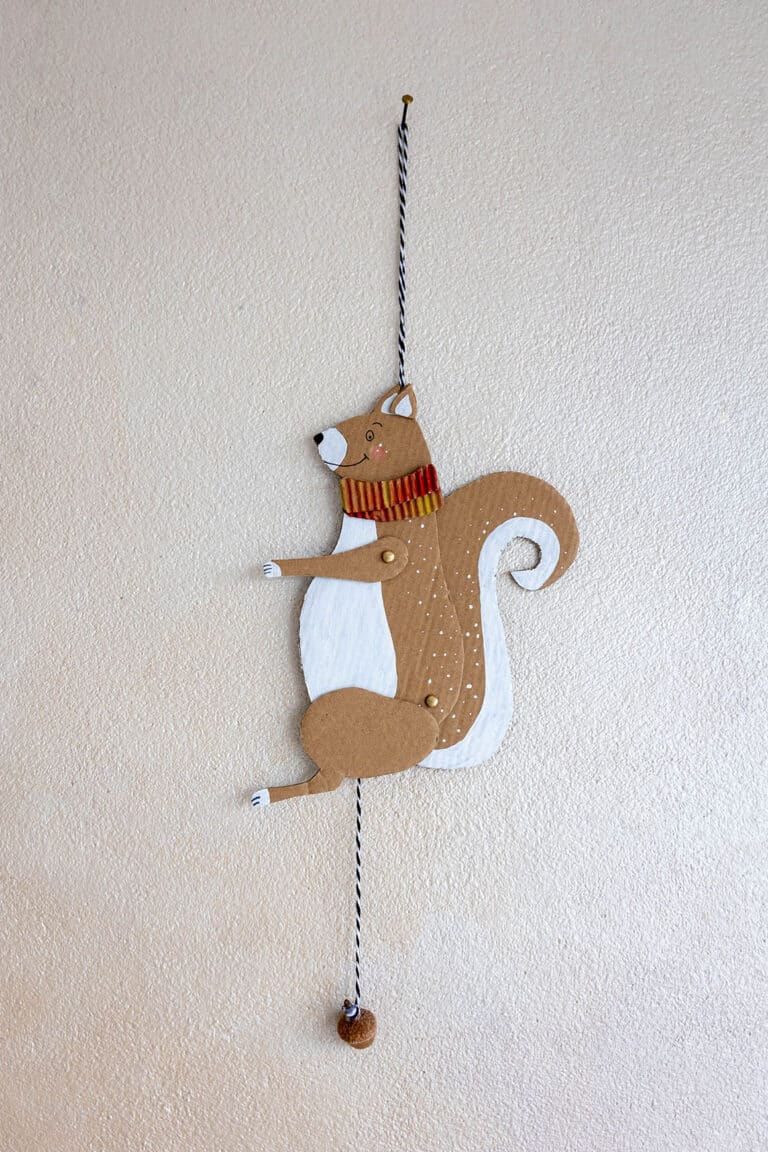 Herbst basteln: Upcycling mit Kindern – Eichhörnchen selbst gemacht
