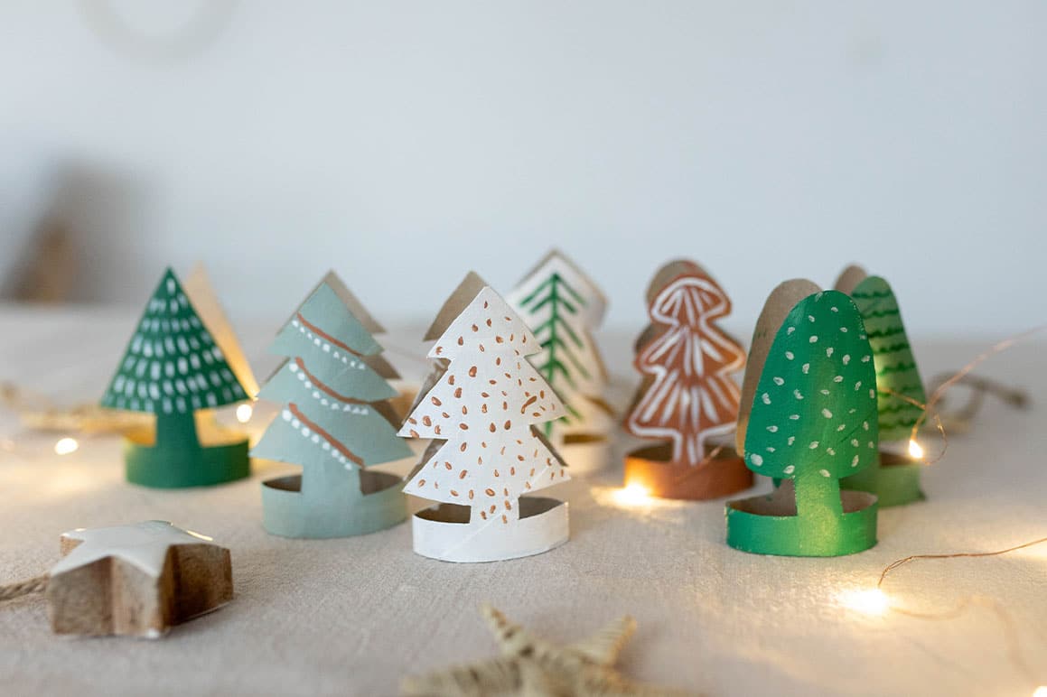 Spannende Weihnachtsdeko Basteln Mit Kindern Bild