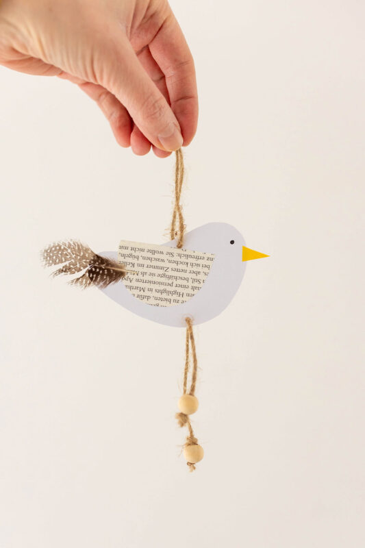 Bastelidee und Anleitung für Papier-Vögel