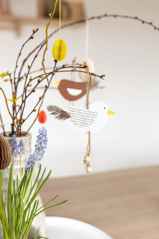 Vögel als Frühlings- und Osterdeko basteln