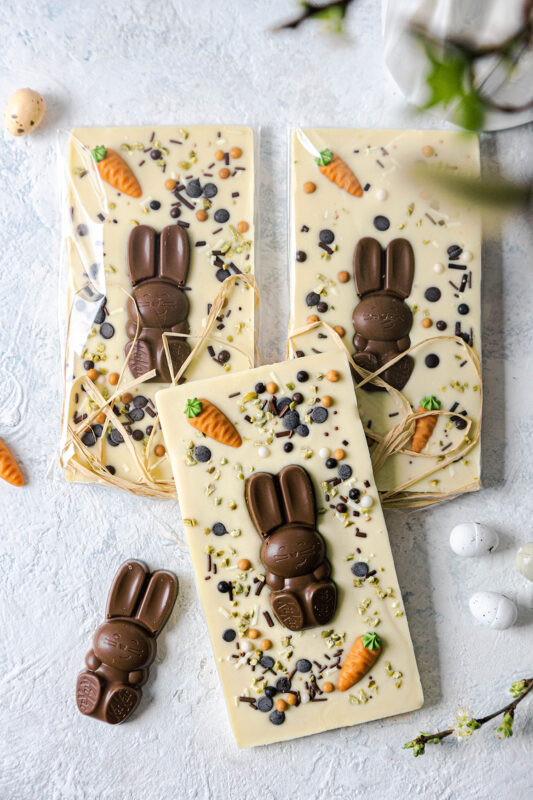 Ostergeschenk Idee: Osterhasen Schokolade selbst machen
