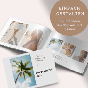 Fotobuch Vorlage – schnell, liebevoll & ganz einfach mit Canva gestalten und ausdrucken
