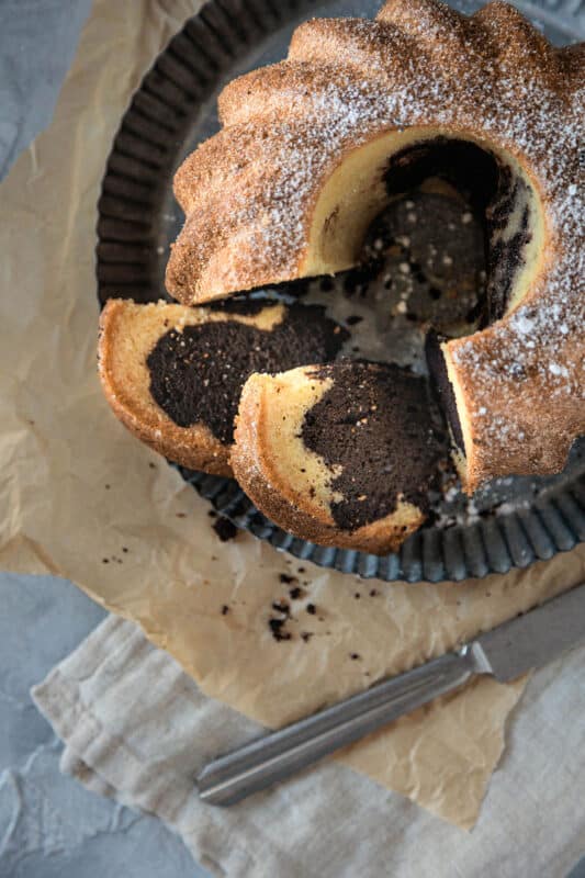 Zutaten für den Zucchini-Kuchen