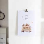 Familienkalender 2027 ausdrucken