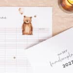 Familienkalender 2027 ausdrucken