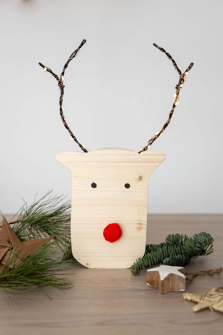 Weihnachtsdeko Basteln Holz Kinder