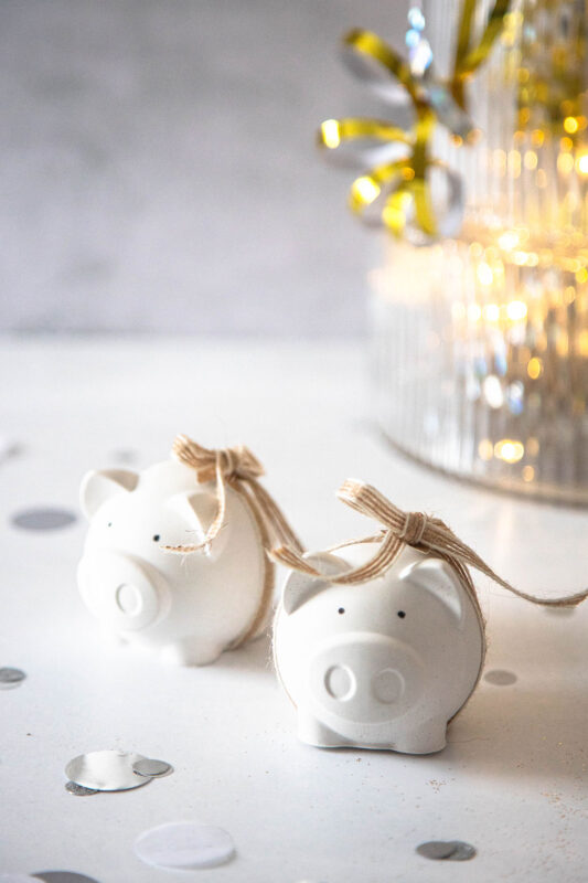 Glücksschwein aus Raysin basteln