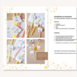 Knicklichter Vorlage für Silvester