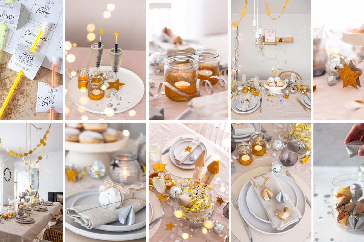 Silvester basteln - 11 kreative Ideen