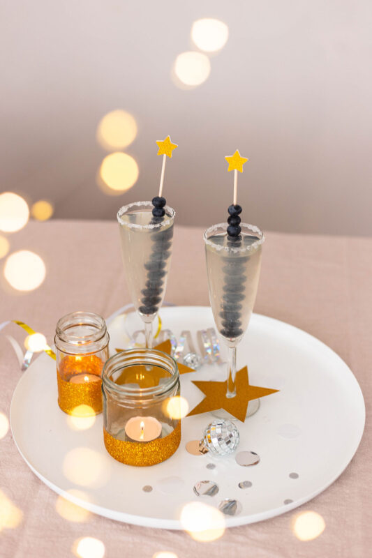 11 kreative Ideen zum Silvester basteln – Deko, Gastgeschenke & Glücksbringer 2 2 Sterne für die SIlvester Deko basteln