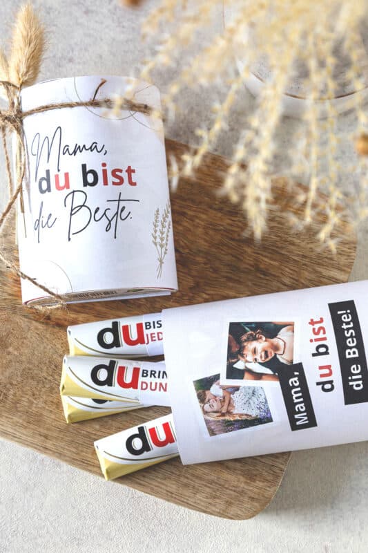 Muttertag Geschenk selber machen für Duplo