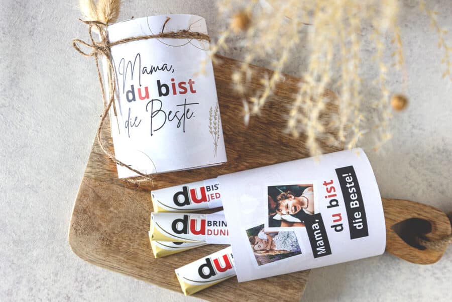 Muttertag Geschenk selber machen für Duplo