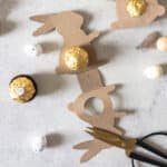 Ostergeschenk basteln - Vorlage für Süßigkeiten