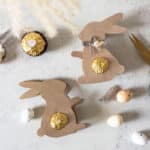 Ostergeschenk basteln - Vorlage für Süßigkeiten