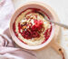Vanille Porridge mit Himbeeren - cremiges Porridge Rezept